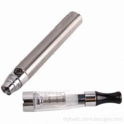CE4 650mAh Single Rod Quit Smoking USB Rechargeable Electronic Cigarettes (Stainless Steel), 1.6mL
